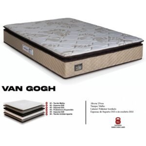 Colchão Casal Van Gogh 29 cm D33 Ortopédico – KING KONFORT COLCHÕES