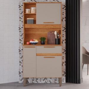Kit Cozinha Lia 0,83 m Cinamomo/Off White – SALLETO