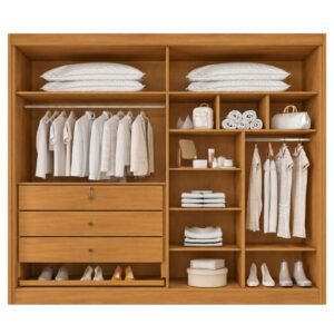 Guarda-Roupa 4 Portas Odessa 1,69 m Peroba – MÓVEIS EUROPA