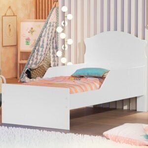 Mini Cama Juvenil Lívia (Sem adesivo) Branco – MADEC MÓVEIS