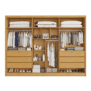 Guarda Roupa 6 Portas Madri (6 Portas Reflecta) 2,795 m Peroba – MÓVEIS EUROPA