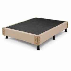 Base Box Casal Simples Corino Bege – ORTOBELLO