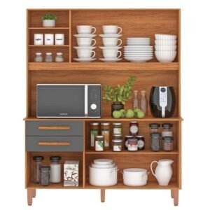 Cozinha Adelle CM740 1,20 m Cinamono/Grafite – FELLICCI