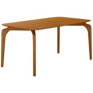 Mesa Capri 160 (S/Vidro) Laminado Natural – MÓVEIS VALVERDE