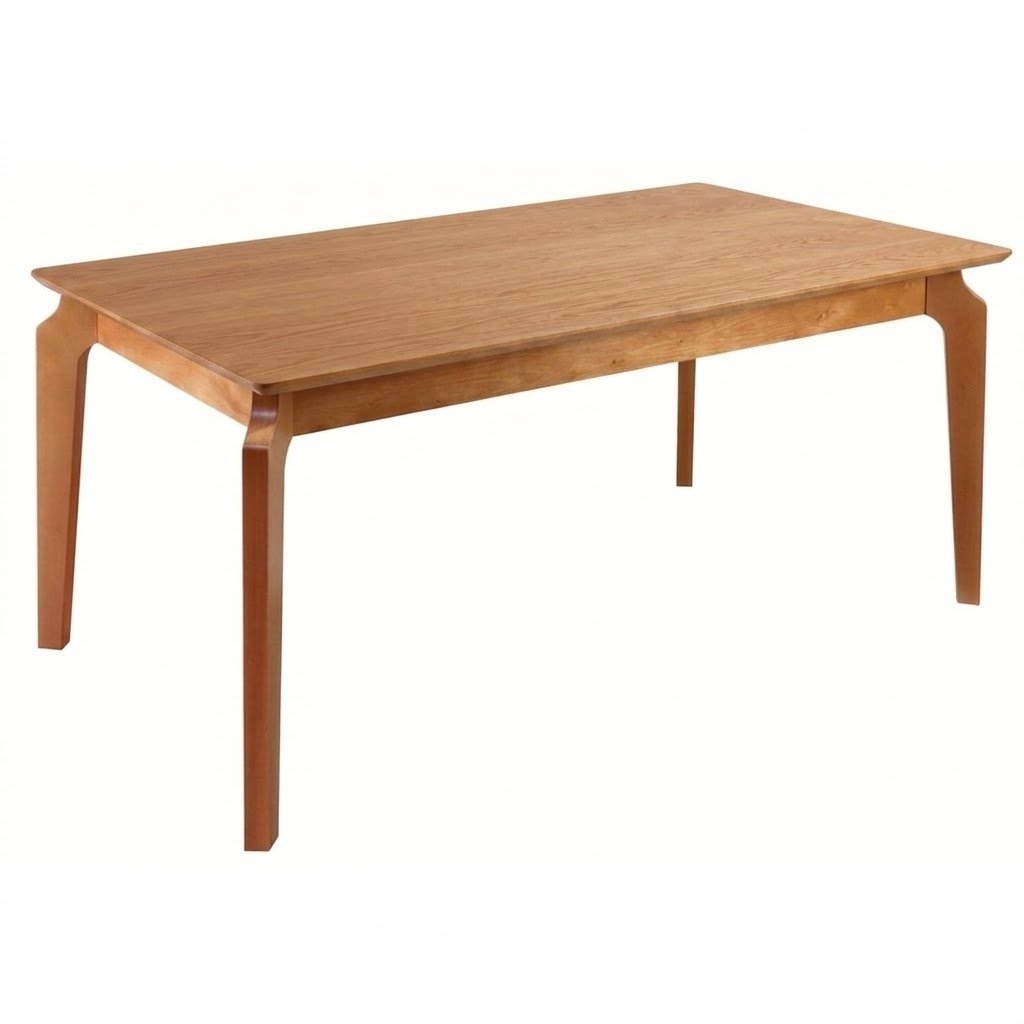 Mesa Atos 180 (Tampo 26 mm) Laminada Mel - VIEIRA DECOR - Imagem 2
