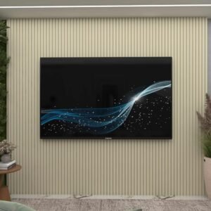 Painel até 85″ Supremo Ripado 218 Off White – GELIUS