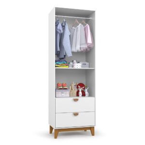 Guarda-Roupa 2 Portas Magia Branco – BATROL MOVEIS