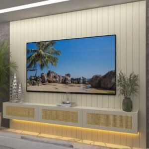 Home Suspenso até 85″ Majestade 230 Off White com Nicho Native Off White – GELIUS