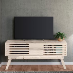 Bancada até 65″ Frizz 1.5 Calacata/Off White – MADETEC