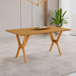 Mesa Essência 180 (S/Vidro) Cinamomo – JCM MOVELARIA