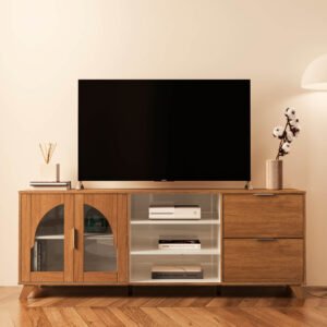 Rack até 75″ Murano Cinamomo/Off White – ARTELY
