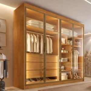 Guarda-Roupa 4 Portas Odessa 1,69 m Peroba – MÓVEIS EUROPA